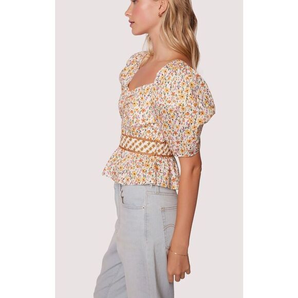 NWT LOST + WANDER SPRING SUNRISE TOP $88 - Picture 4 of 7